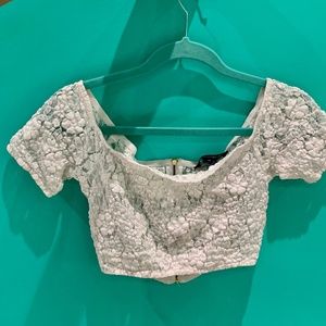 French Connection Floral Crop Top
